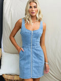 all about you Denim Bodycon Mini Dress