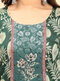 Mamicha Women Floral Printed Regular Pure Cotton Kurta with Palazzos & With Dupatta