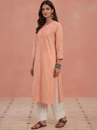 House of Chikankari Women Ethnic Motifs Embroidered Chikankari Kurta