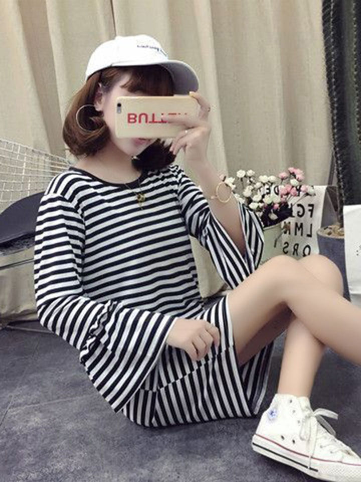 Dressberry berjalur pakaian A-line