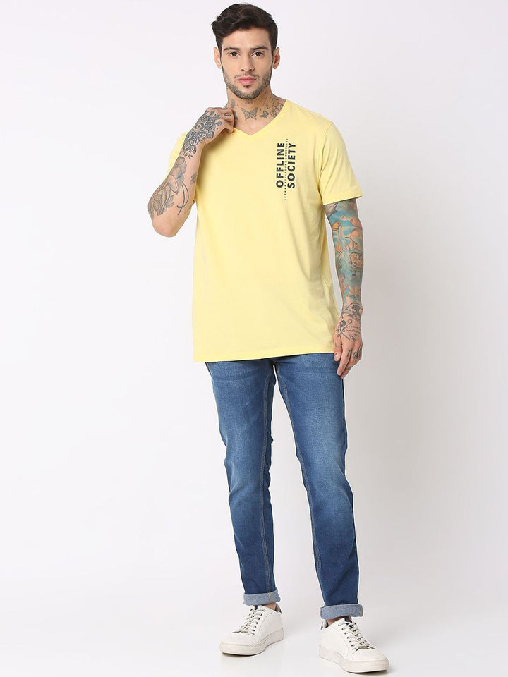 Spykar Men Skinny Fit Low-Rise Regangan Seluar Jeans