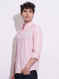 Being Human Men Classic Slim Fit Horizontal Stripes Opaque Striped Casual Shirt