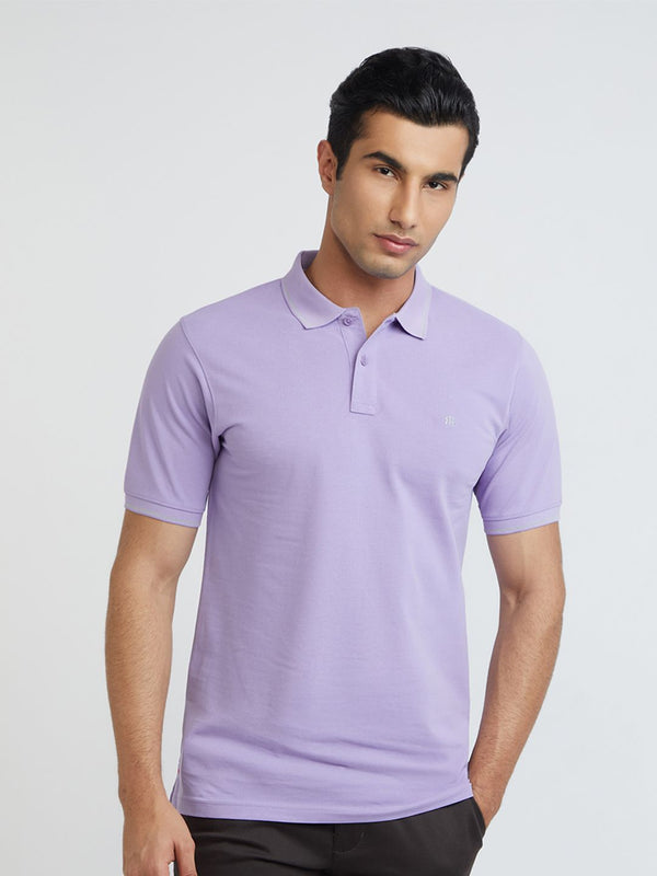 Raymond Pure Cotton Modern Fit Polo Collar T-shirt
