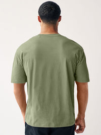 Urbano Fashion Men Solid Round Neck Cotton Oversized T-shirt