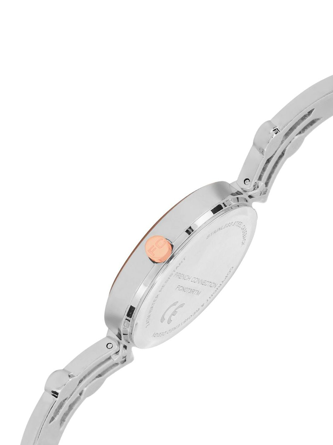 French Connection Women Dial & Stainless Steel Bracelet Style Straps Analogue Watch FCN073RTM