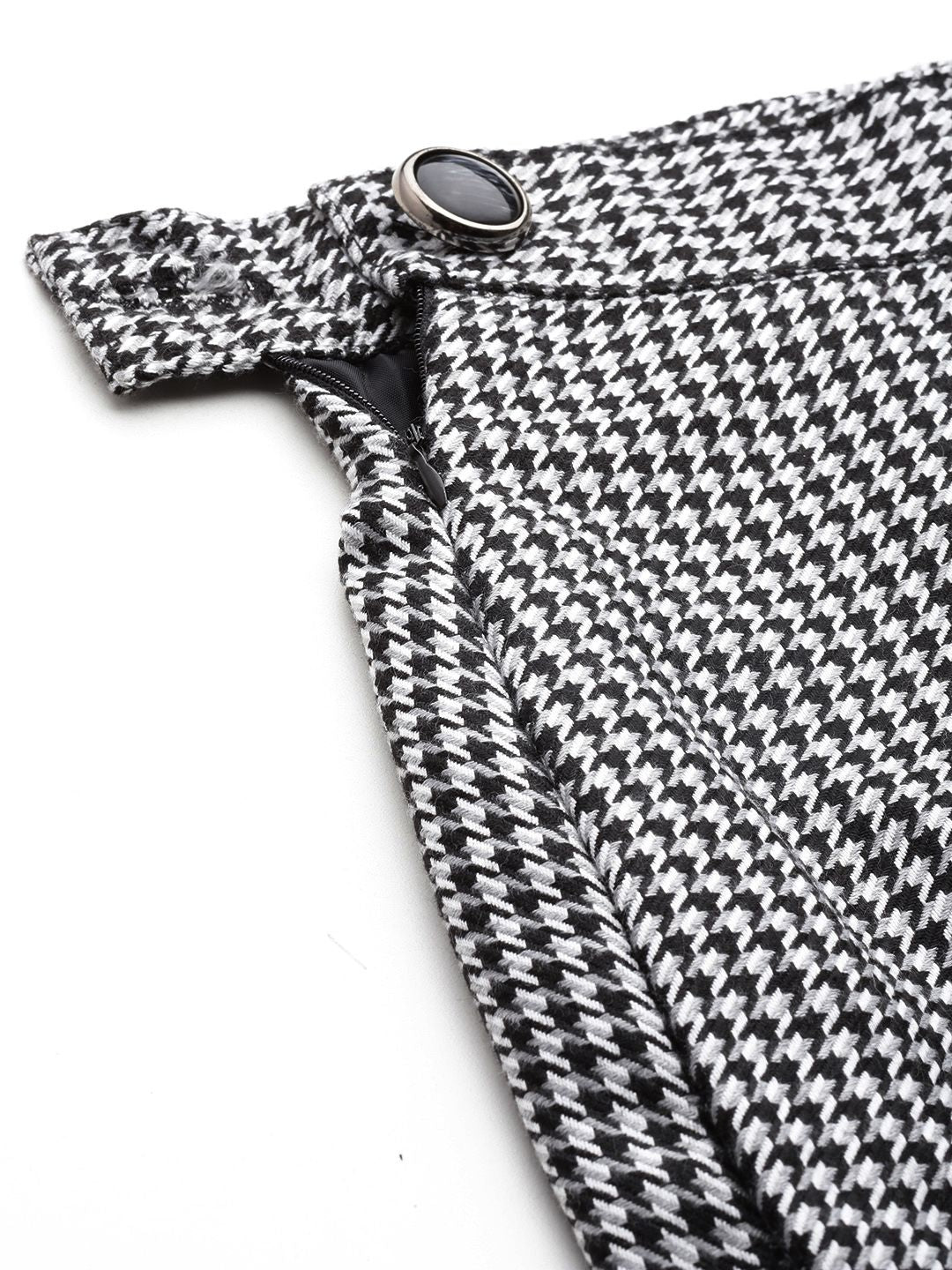all about you Self Design Blazer with Skirt