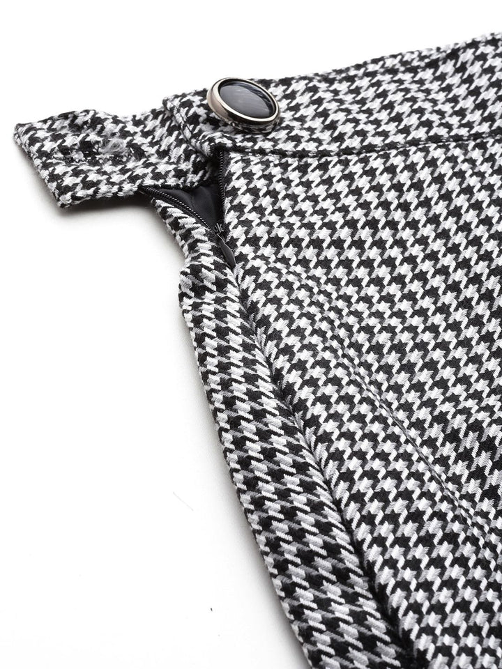 all about you Self Design Blazer with Skirt
