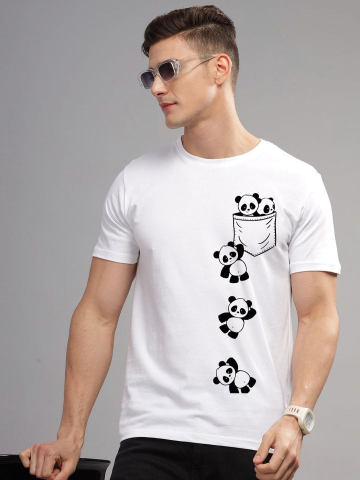 ADRO Men Printed Pockets T-shirt
