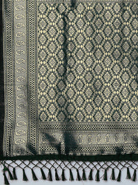 Mitera Ethnic Motifs Woven Design Zari Silk Blend Banarasi Saree