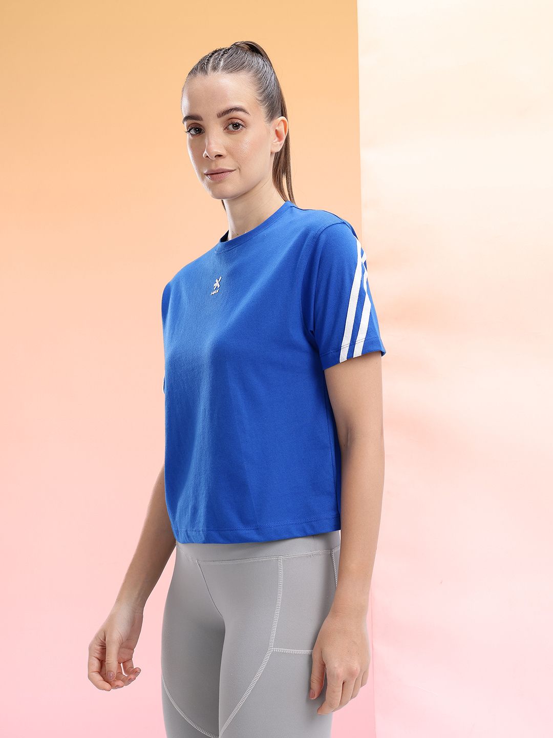 HRX by Hrithik Roshan Women Solid Lifestyle T-shirt