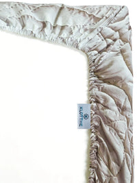 Moda Rapido X KLOTTHE White & Purple Floral 400 TC King Bedsheet with 2 Pillow Covers