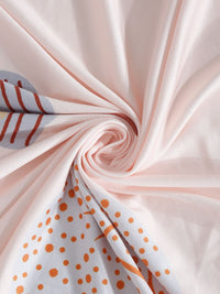 Cortina Beige &amp; Brown Quirky Printed 2-Seater Sofa Cover