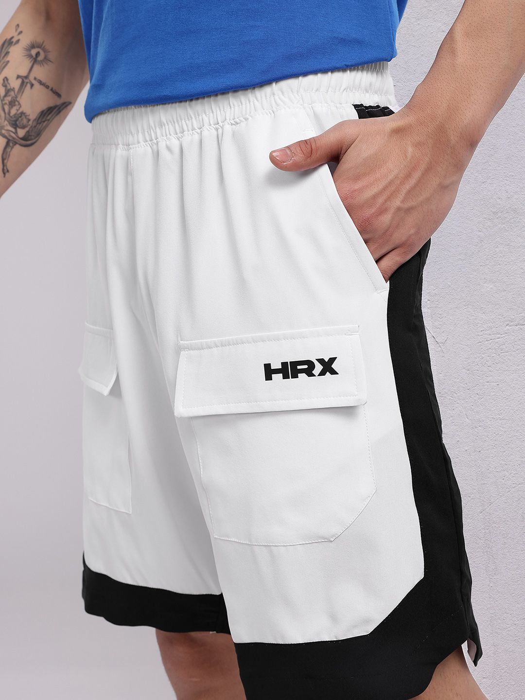 HRX by Hrithik Roshan Men Rapid-Dry Cargo Shorts