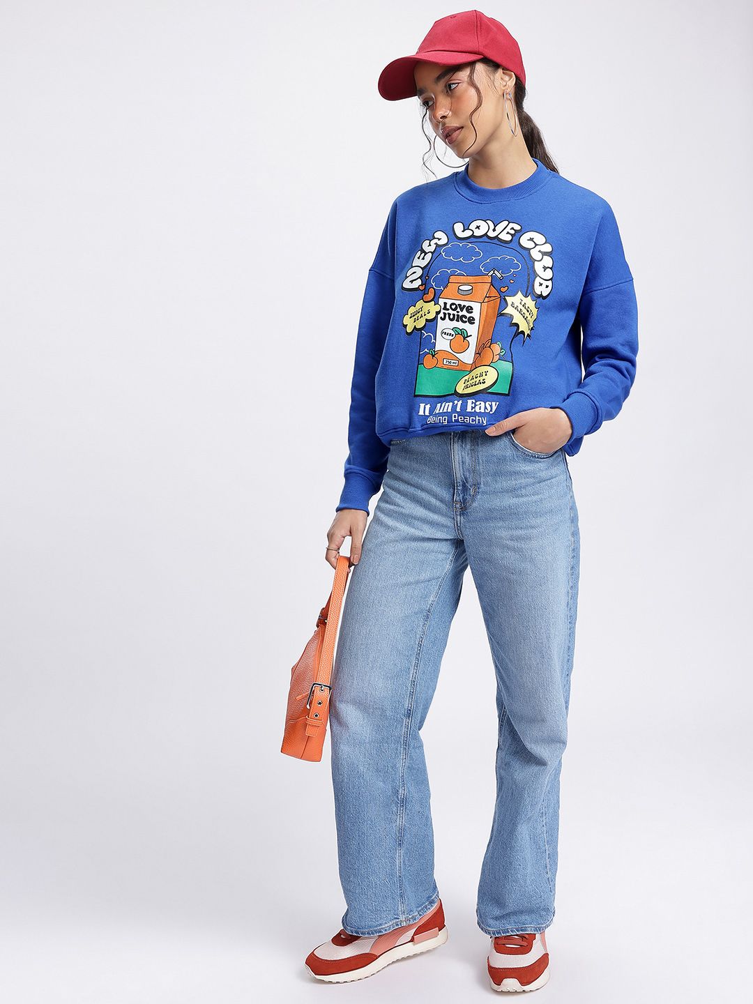 DressBerry New Love Club Graphic Sweatshirt