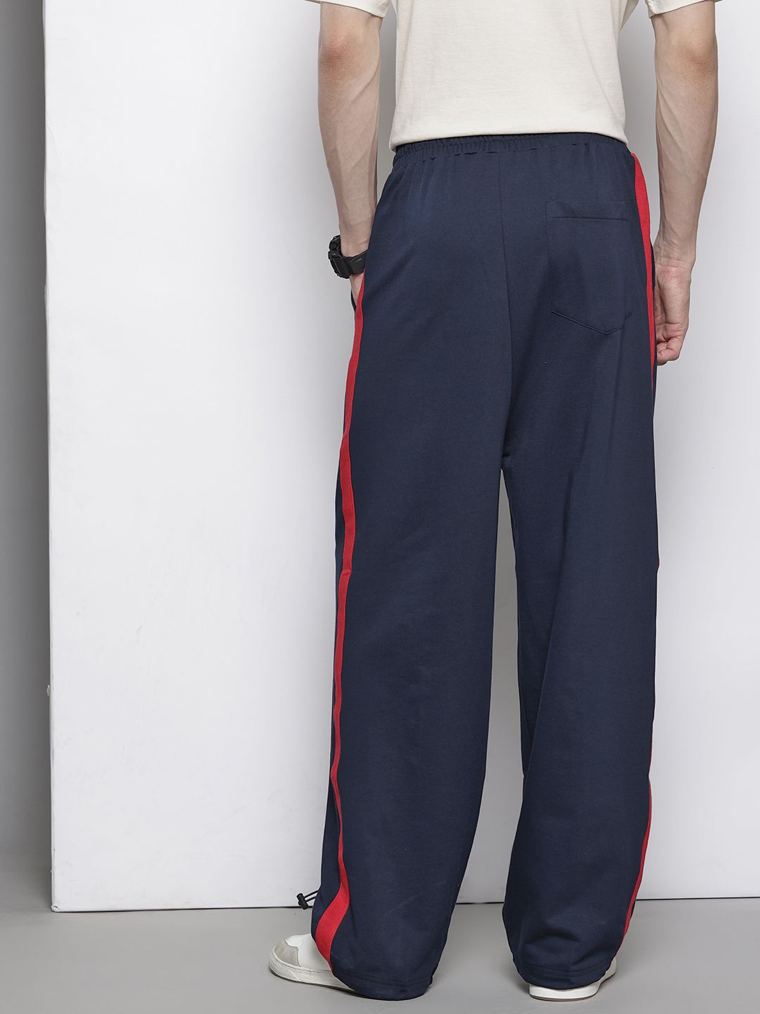 The Indian Garage Co Men Superhero Print Mid Rise Loose Fit Track Pants