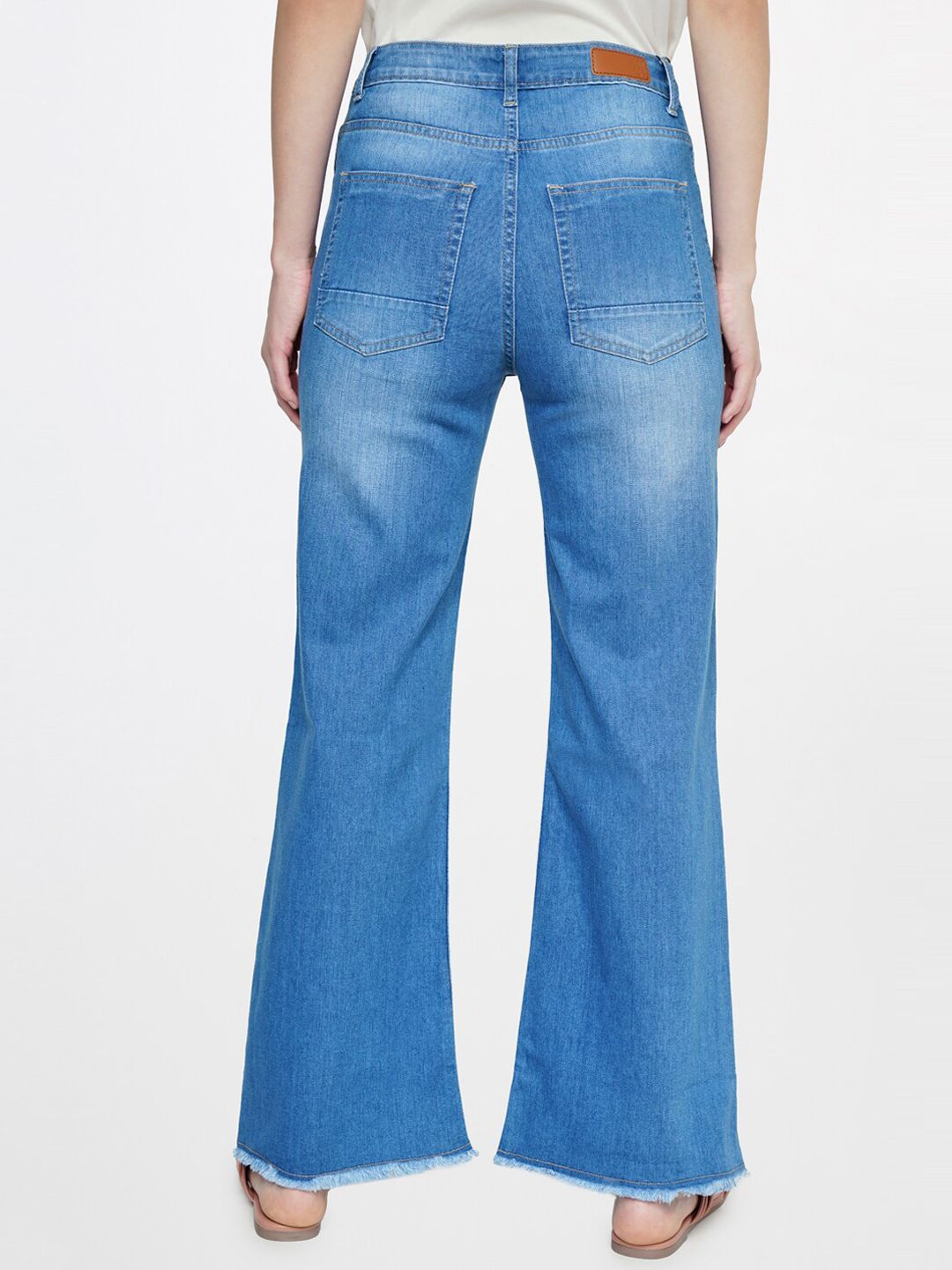 AND Women Bootcut Mid-Rise Light Fade Jeans