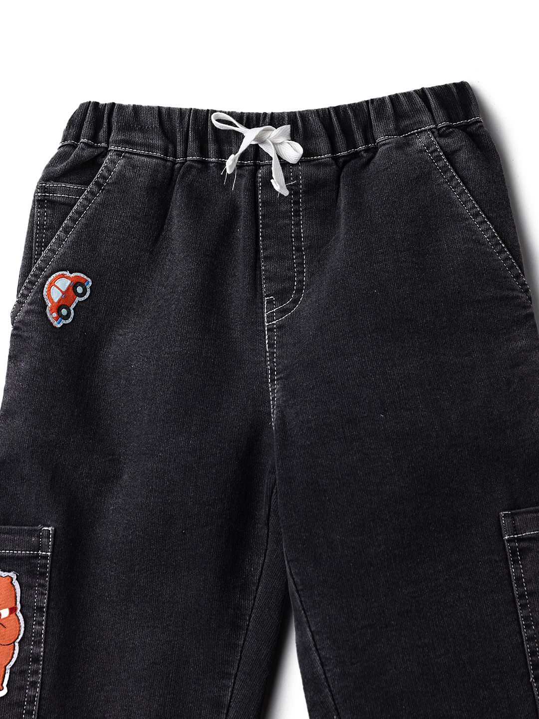 Nauti Nati Boys Classic Regular Fit Mid-Rise Light Fade Stretchable Jeans