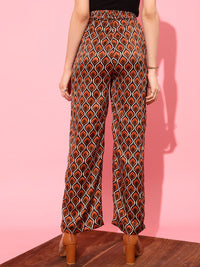 STREET 9 Women Printed Flared Trousers