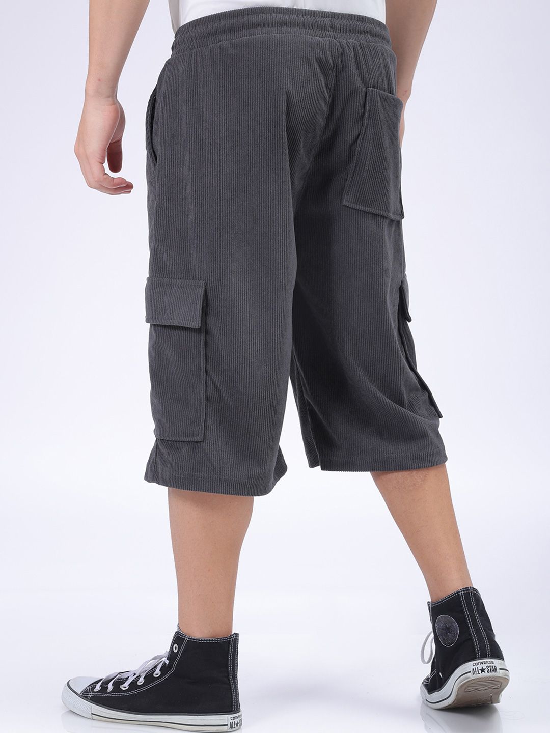 The Indian Garage Co Men Loose Fit Cargo Shorts