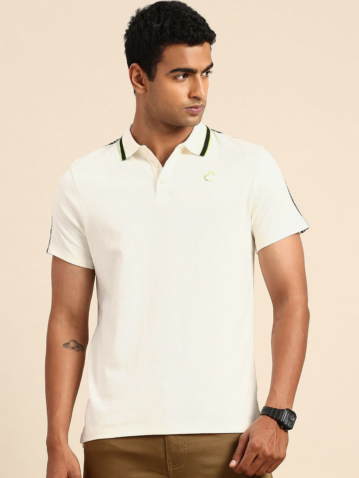 Being Human Polo Collar Pure Cotton T-shirt