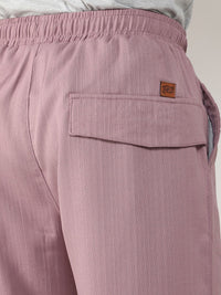 Campus Sutra Men Comfort Mid-Rise Easy Wash Joggers seluar
