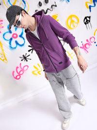 The Indian Garage Co Long Sleeves Hood Zipfront Sweatshirt