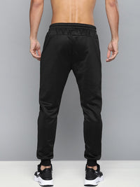 HRX by Hrithik Roshan Men Jet Black Solid Slim Fit Training Track Pants
