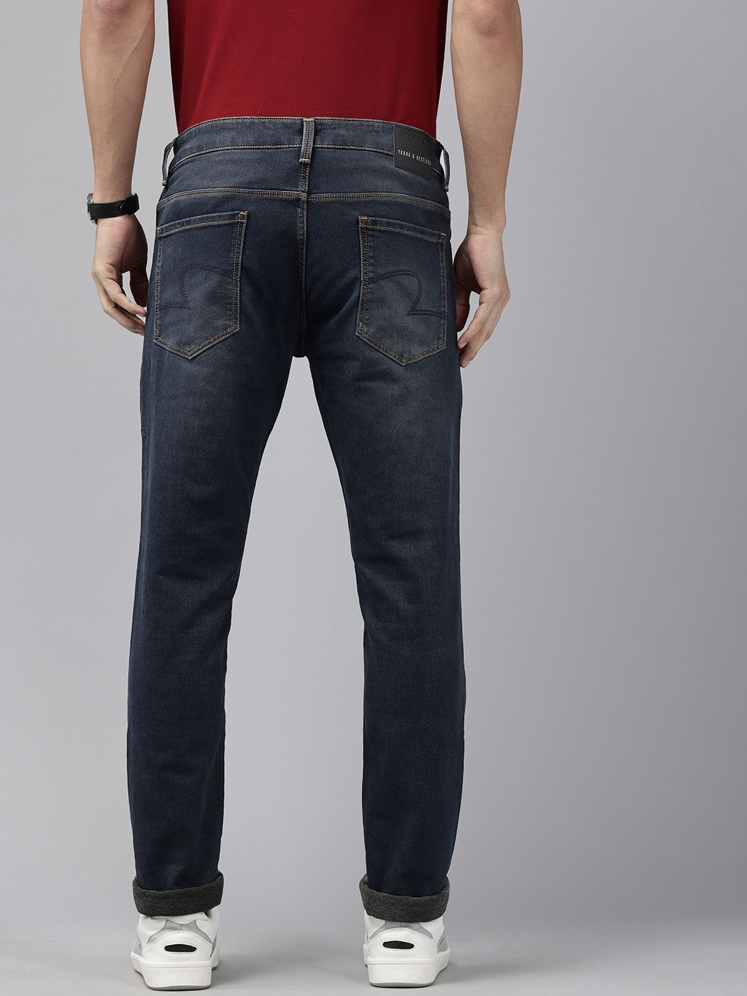 SPYKAR Men Skinny Fit Low-Rise Light Fade Stretchable Jeans