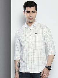 The Indian Garage Co Men Checked Pure Cotton Casual Shirt