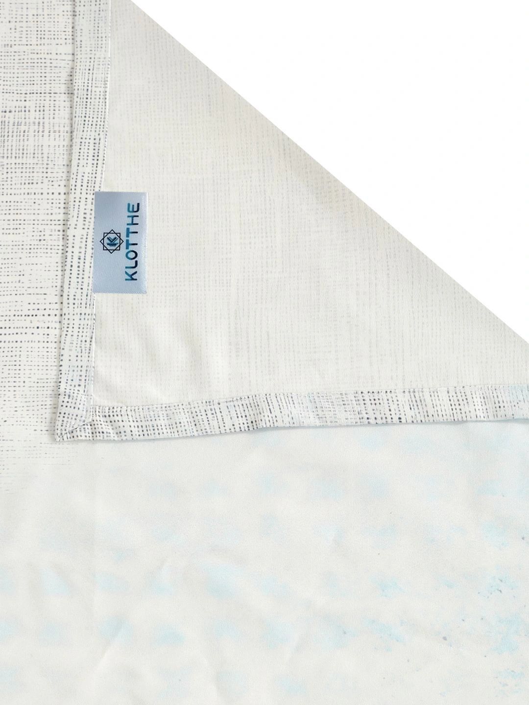 Moda Rapido X KLOTTHE Blue & White Floral 400 TC King Bedsheet with 2 Pillow Covers