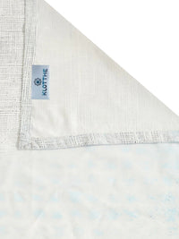 Moda Rapido X KLOTTHE Blue & White Floral 400 TC King Bedsheet with 2 Pillow Covers