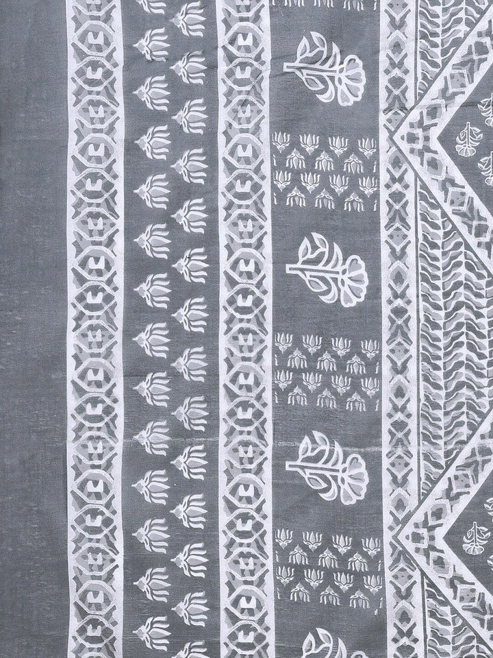 KALINI Ethnic Motifs Printed Regular  Gotta PattiKurta With Trousers & Dupatta