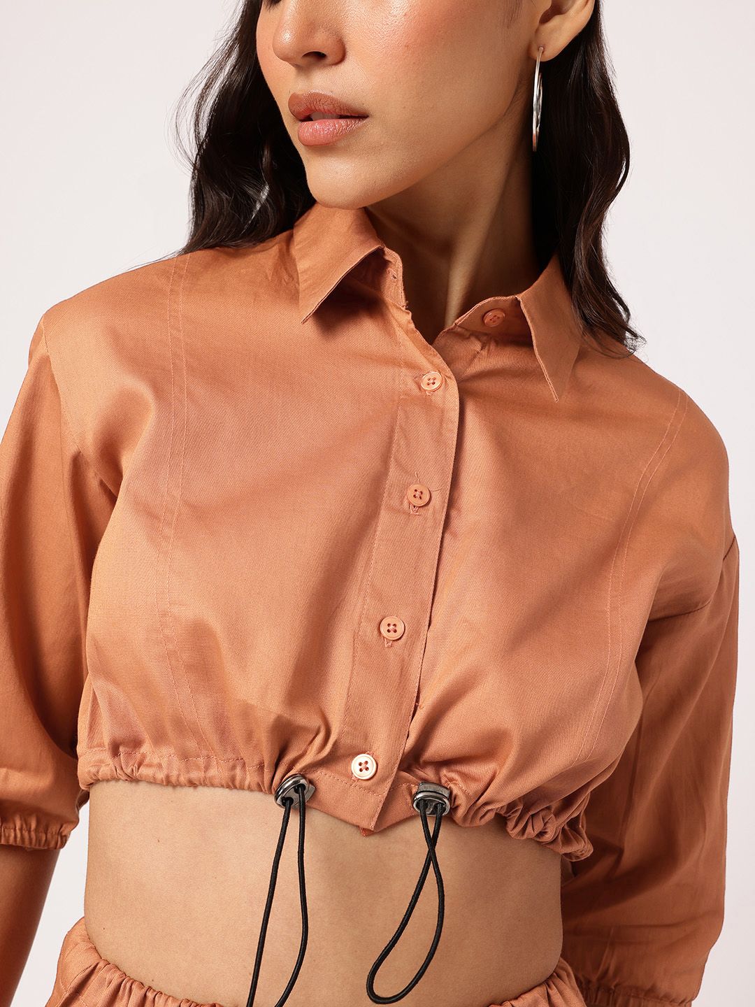 DressBerry Street Smart Styles Crop Shirt & Skirt Co-ords