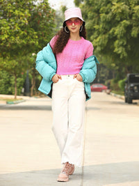 STREET 9 Women Pink Floral Pullover