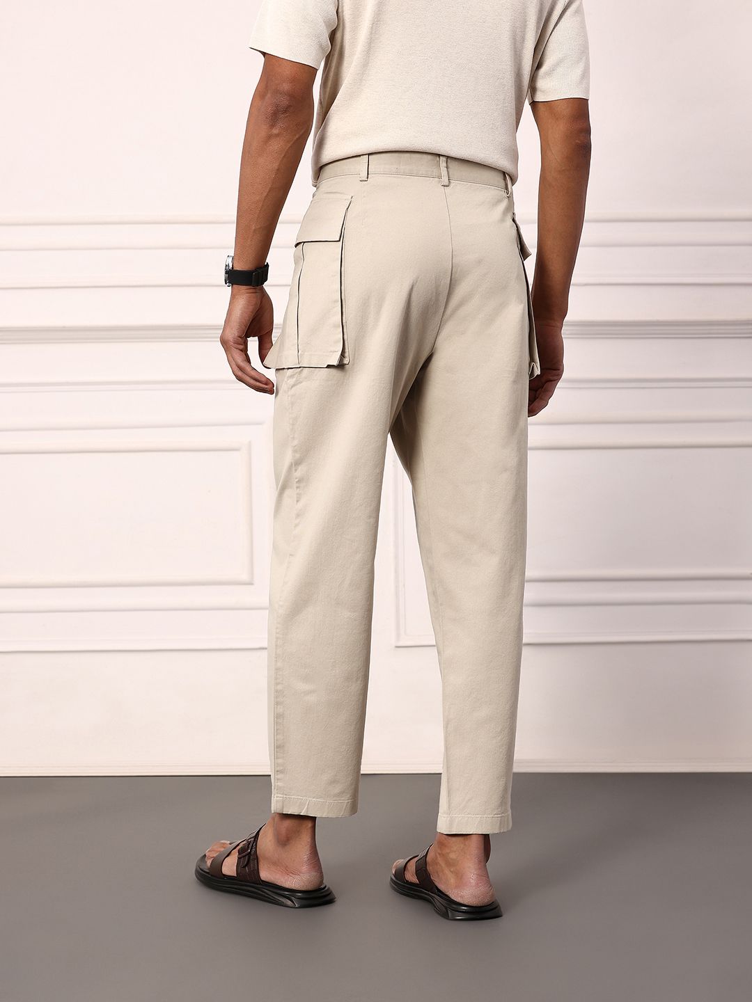 Mr Bowerbird Men Cargo-Style Trousers