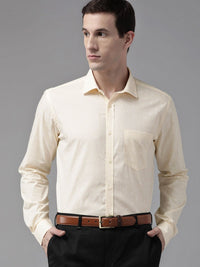 Park Avenue Slim Fit Printed Cotton Formal Shirt