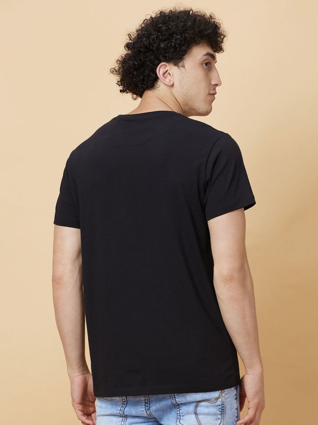 Being Human Men Printed Extended Sleeves T-shirt