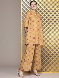 House of Pataudi Women Floral Printed Regular Jashn Kurta With Palazzos