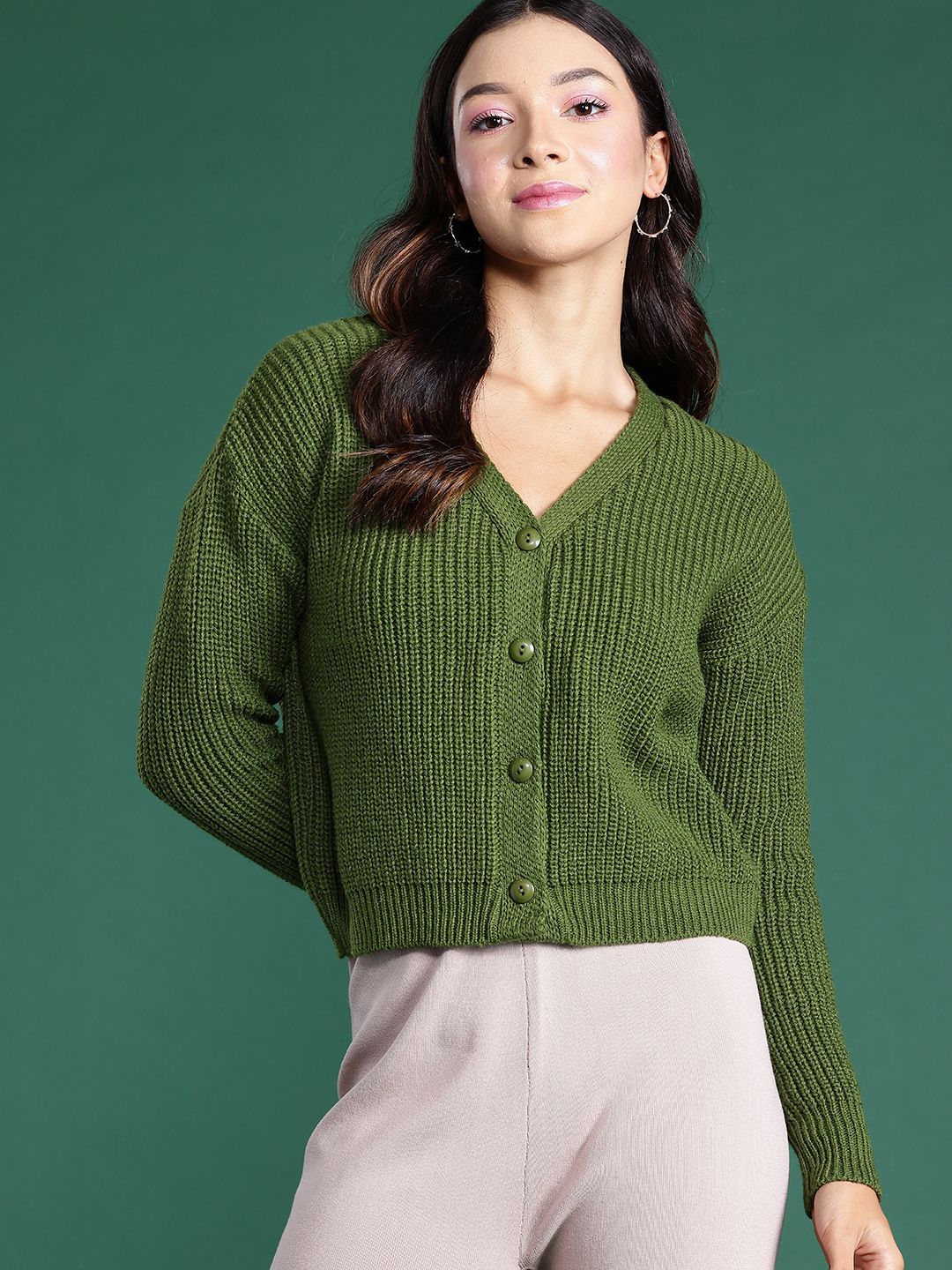 DressBerry Women Acrylic Cardigan