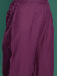 Indo Era Floral Printed  Gotta Patti Pure Cotton Kurta With Trousers & Dupatta