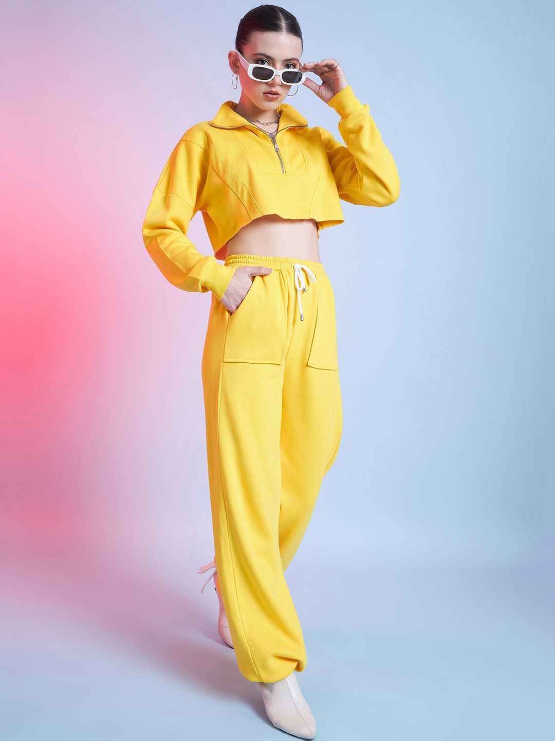 STREET 9 Women Cotton Relaxed Loose Fit Trousers
