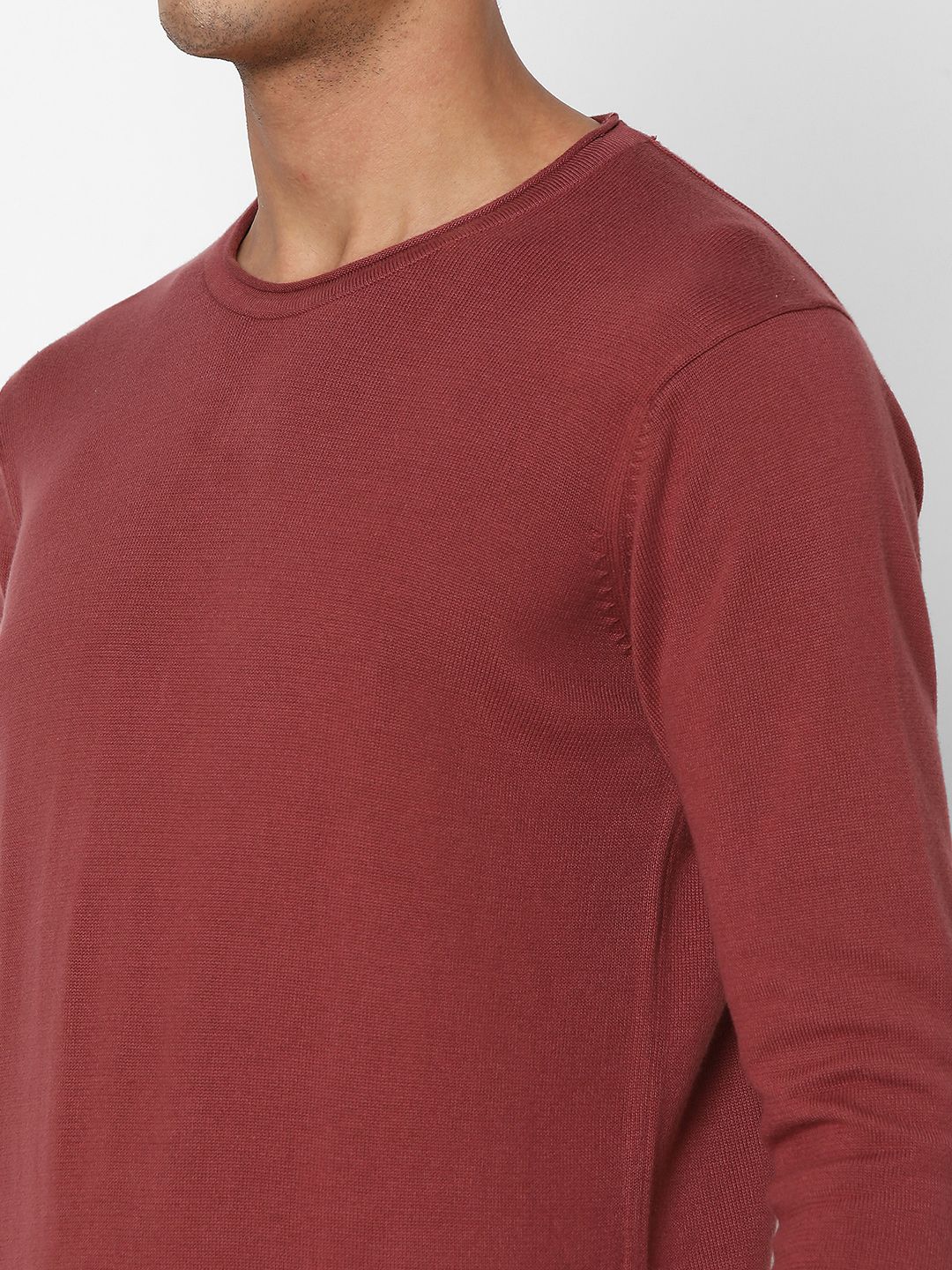 SPYKAR Round Neck Cotton Pullover