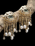 PANASH Brass Contemporary Drop Earrings