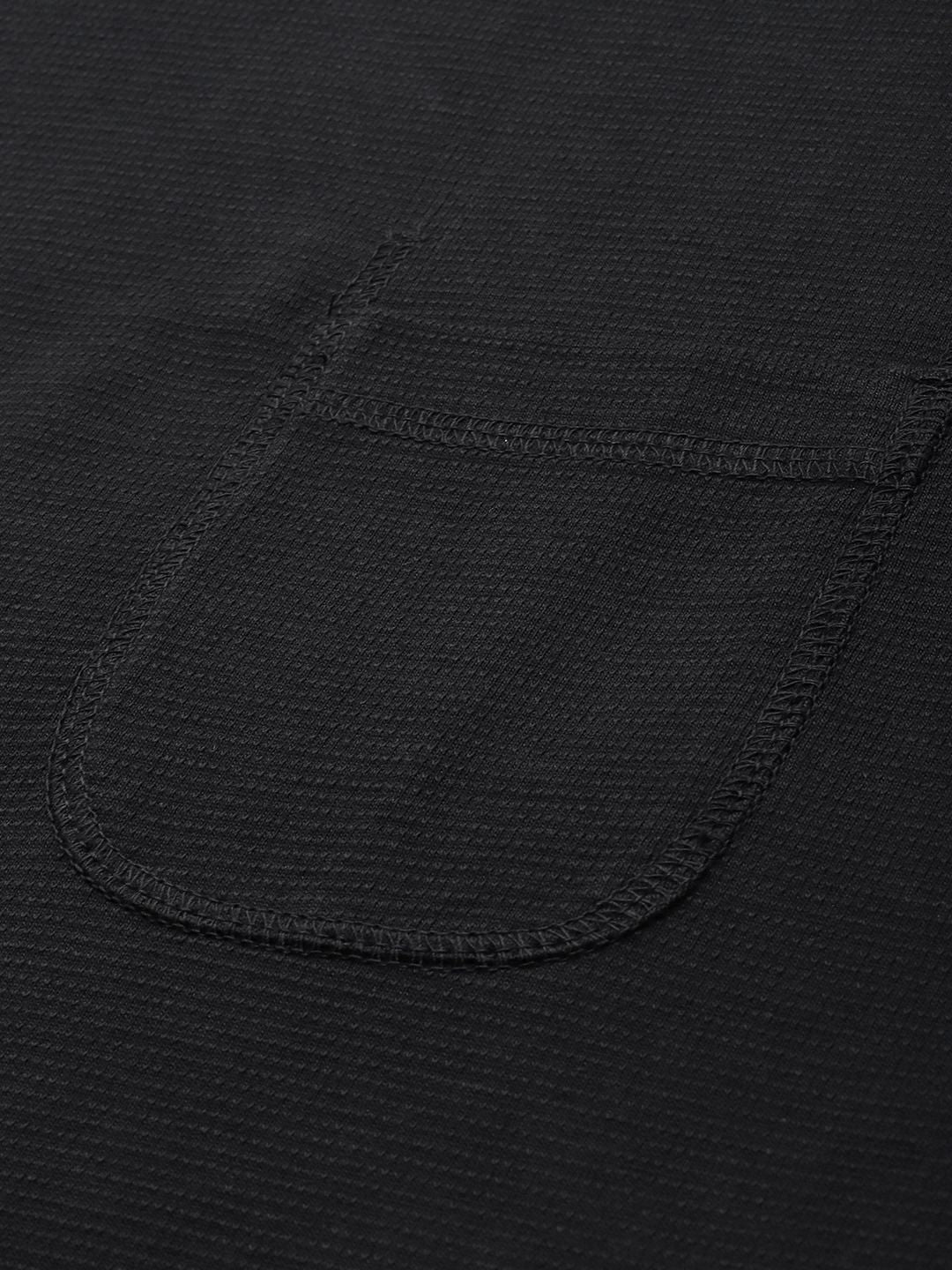 DILLINGER Men Honeycomb Structure Oversized Pocket T-shirt