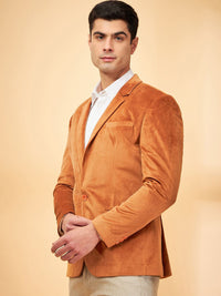 DENNISON Notch Lapel Collar Single-Breasted Blazer