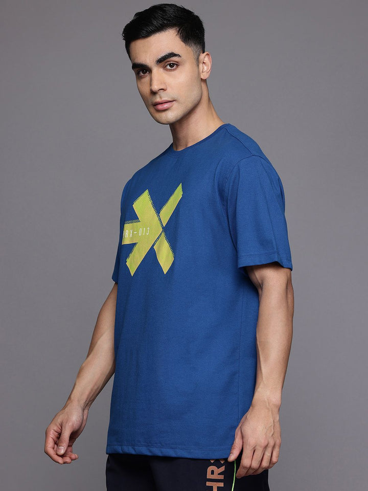 HRX by Hrithik Roshan Couple Tee Collection Brand Logo Print Training T-shirt