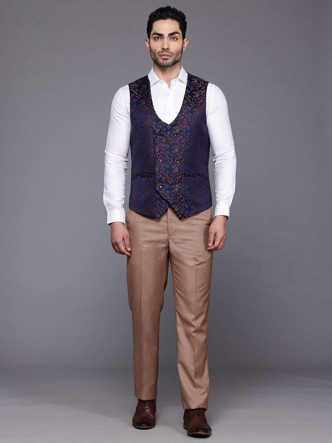 Raymond Contemporary Fit 3-Piece Party Suit