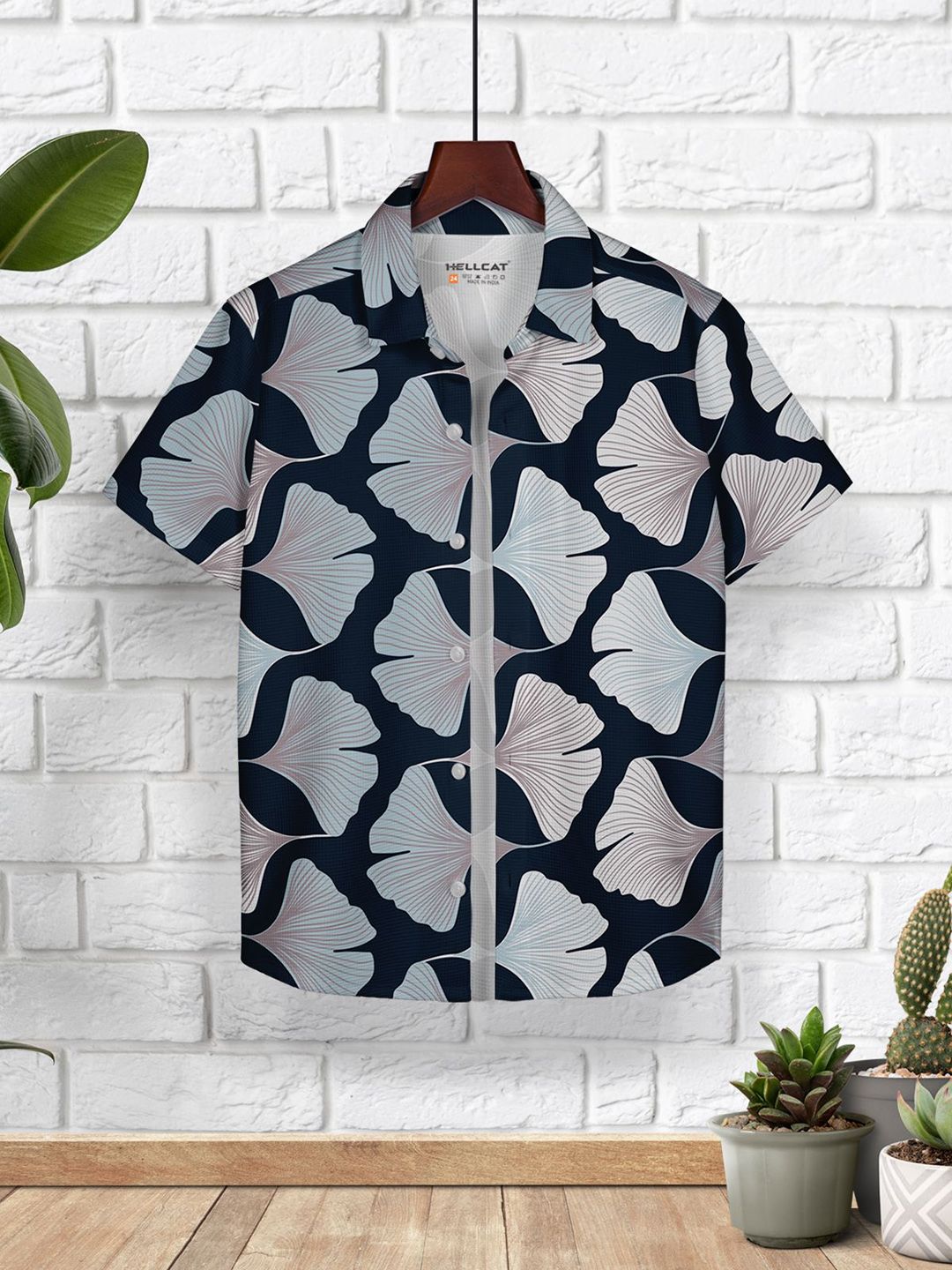HELLCAT Boys Pack of 2 Cotton Opaque Printed Casual Shirt