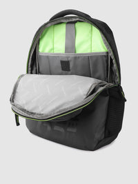 Gear Unisex Black & Fluorescent Green Brand Logo Print Parker Executive Backpack
