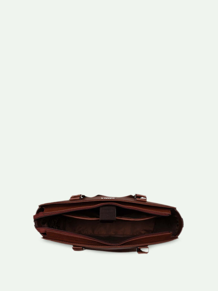 ZOUK Mughal Ethnic Motifs Printed Structured Shoulder Bag